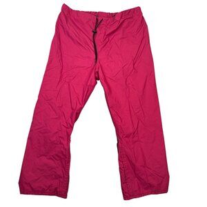 10X Gore Tex Rainwear Pants Mens 2XL Red Magenta Rain Ski Vintage 90s USA Made
